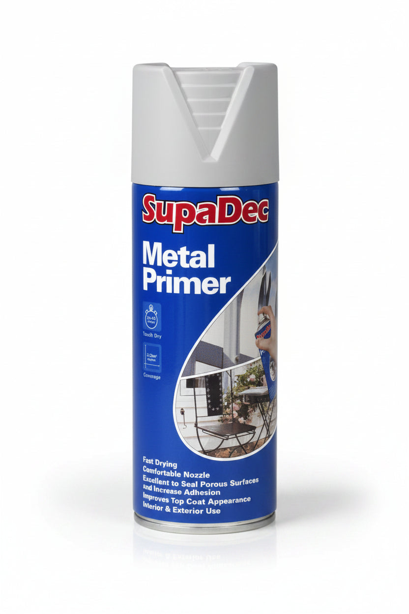 SupaDec Metal Primer Spray 400ml Grey