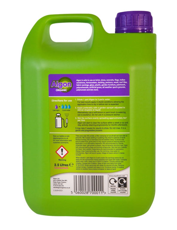 Algon 2.5L Concentrate Path Patio & Decking Cleaner product image 2