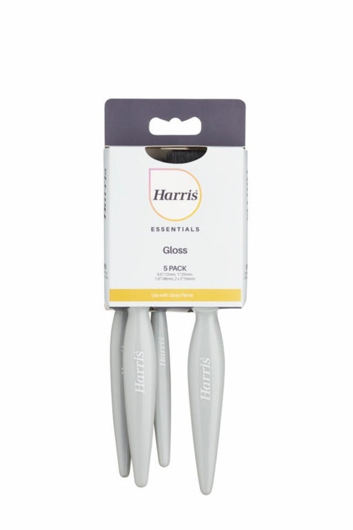 Harris Essentials 5 pack Gloss Paint Brush Set