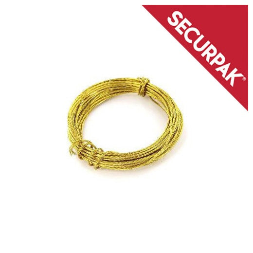 Securit 3.5m Brass Picture Wire product image