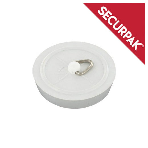 Securpak Bath Plug Pack 2 45mm White SP10215 product image