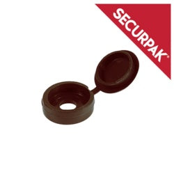 Securpak Fold Over Screw Caps Pack 40 Brown SP10543 product image