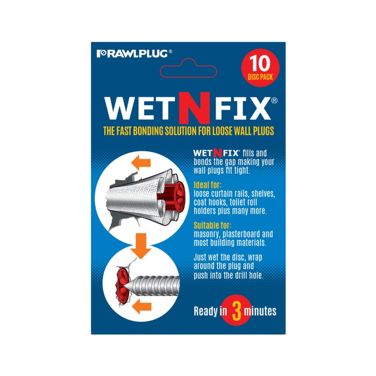 Rawlplug Wet N Fix Repair Patch Pack 10 product image