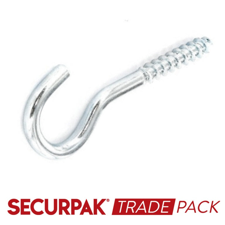 Securpak Screw Hook Zinc Plated 55mmx8 40 Pack product image