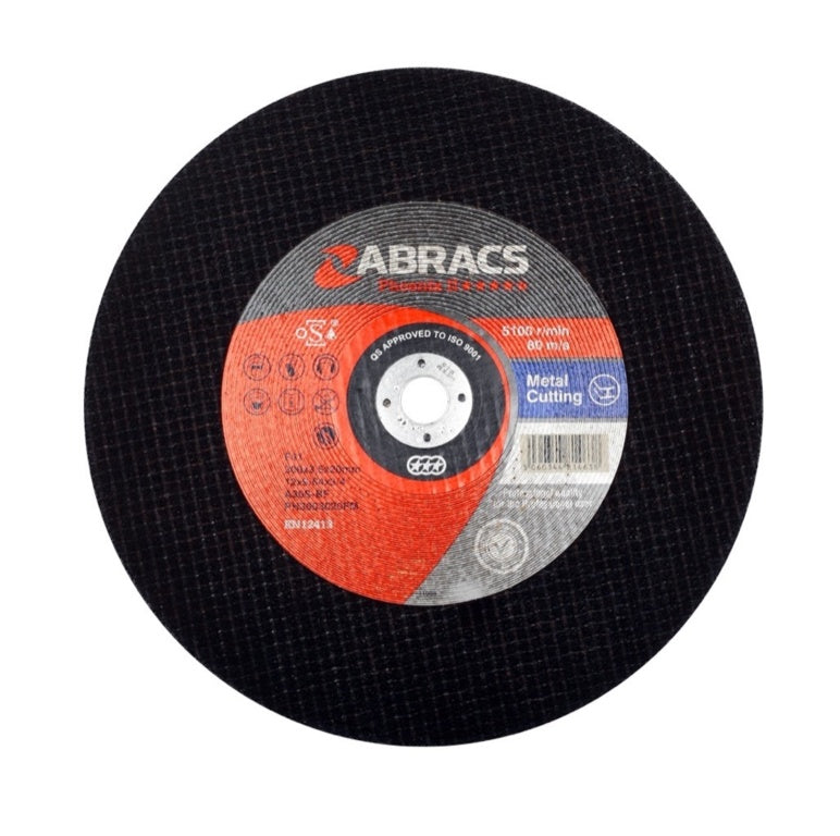 Abracs Phoenix Flat Metal Cutting Disc 300 x 3.5 x 20mm  