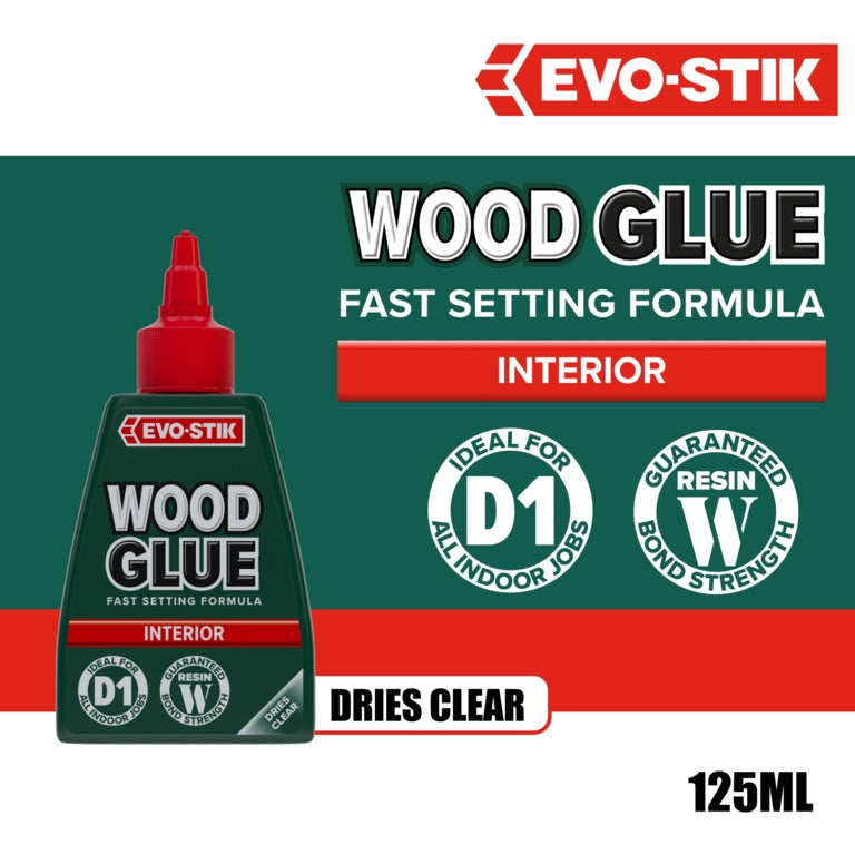 Evo-Stik Resin W Wood Adhesive (Interior) 125ml