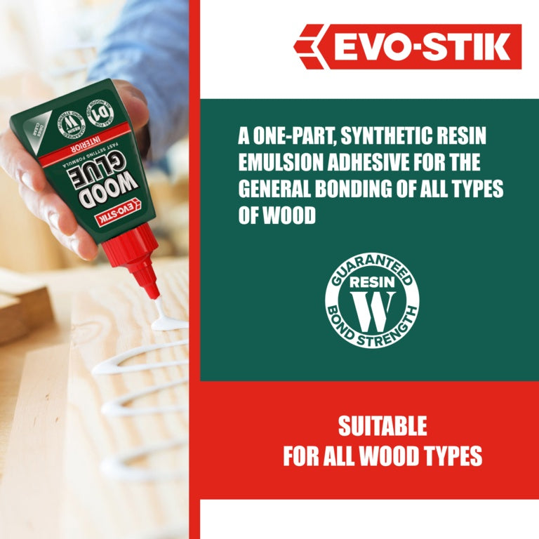 Evo-Stik Resin W Wood Adhesive (Interior) 125ml