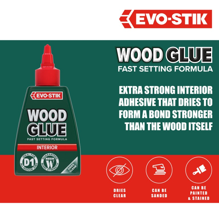 Evo-Stik Resin W Wood Adhesive (Interior) 250ml