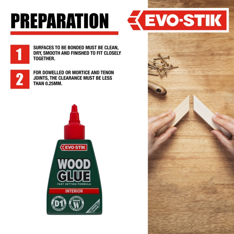 Evo-Stik Resin W Wood Adhesive (Interior) 250ml