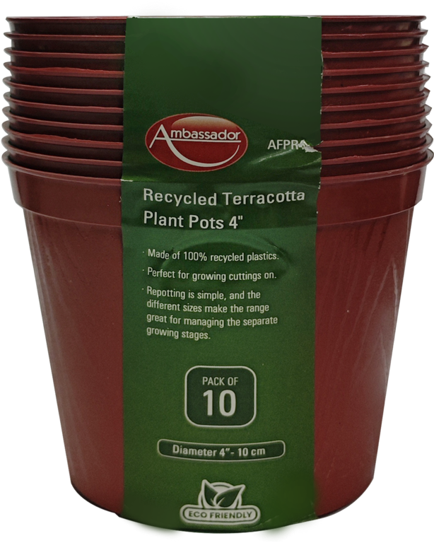 Ambassador Terracotta Plant Pots 4" Pack 10 product image