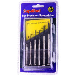 Supatool Precision Screwdriver Set 6 Piece