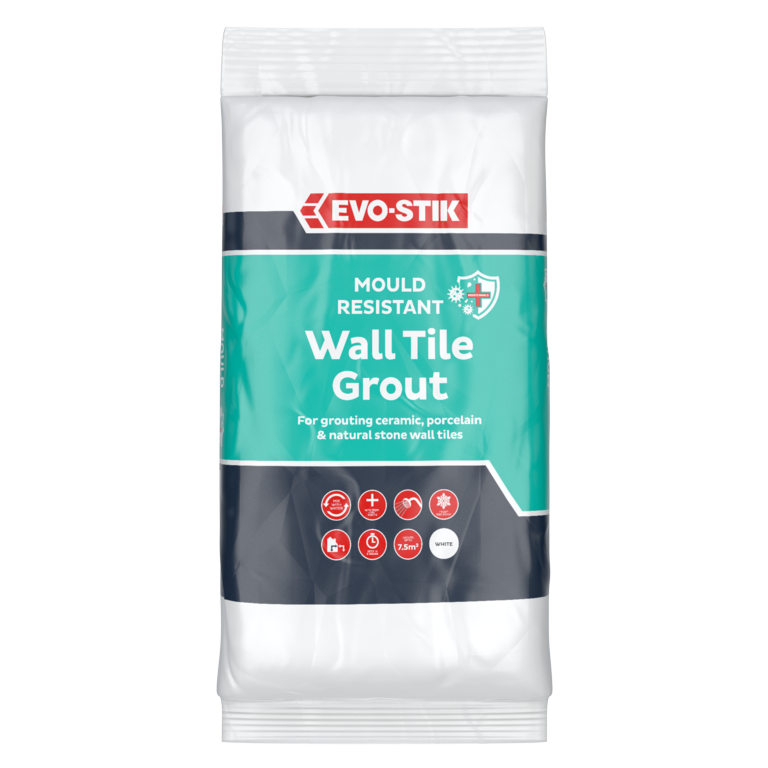 Evo-Stik Tile A Wall Fast Set Grout for Ceramic Tiles - White 1.5kg