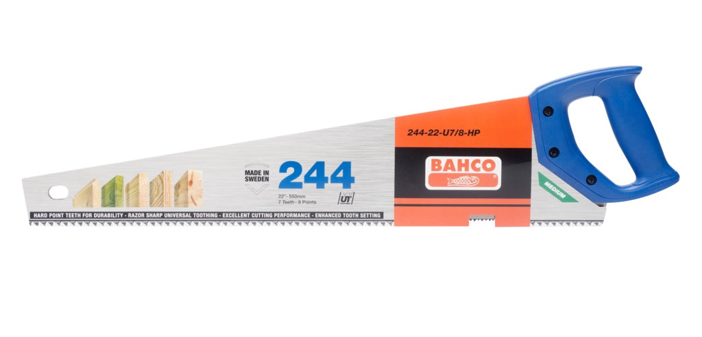 Bahco 244 22" 7TPI HANDSAW  