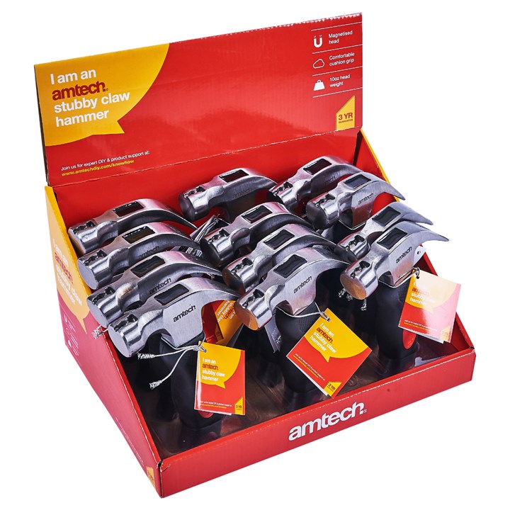 Amtech Magnetic Stubby Claw Hammer