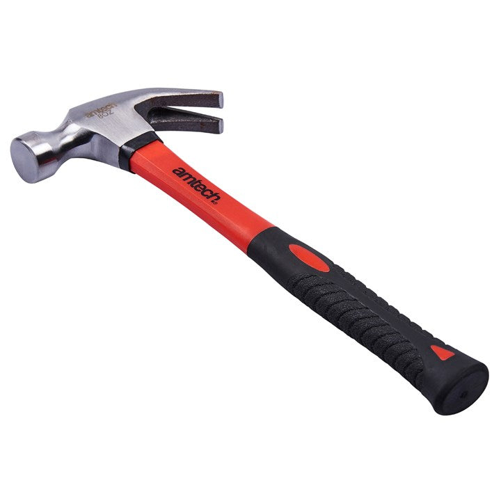 Amtech 8oz (225g) Claw Hammer with Fibreglass Shaft
