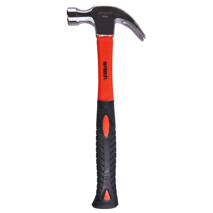 Amtech 16oz (450g) Claw Hammer with Fibreglass Shaft