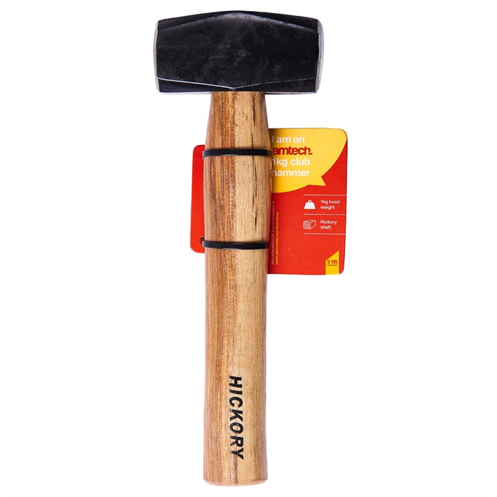 Amtech 35oz (1kg) Club Hammer with Hickory Handle