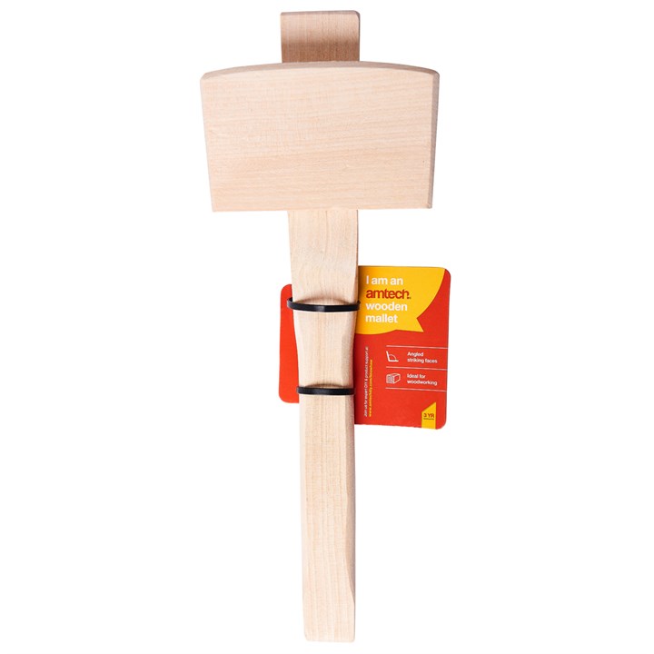 Amtech 115mm (4.5") Wooden Mallet