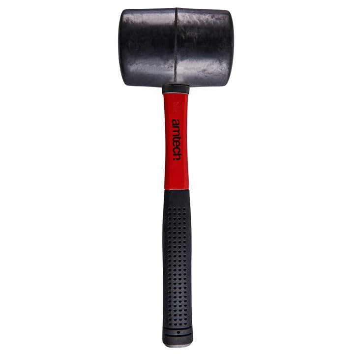 Amtech 32oz (900g) Black Rubber Mallet with Fibreglass Shaft