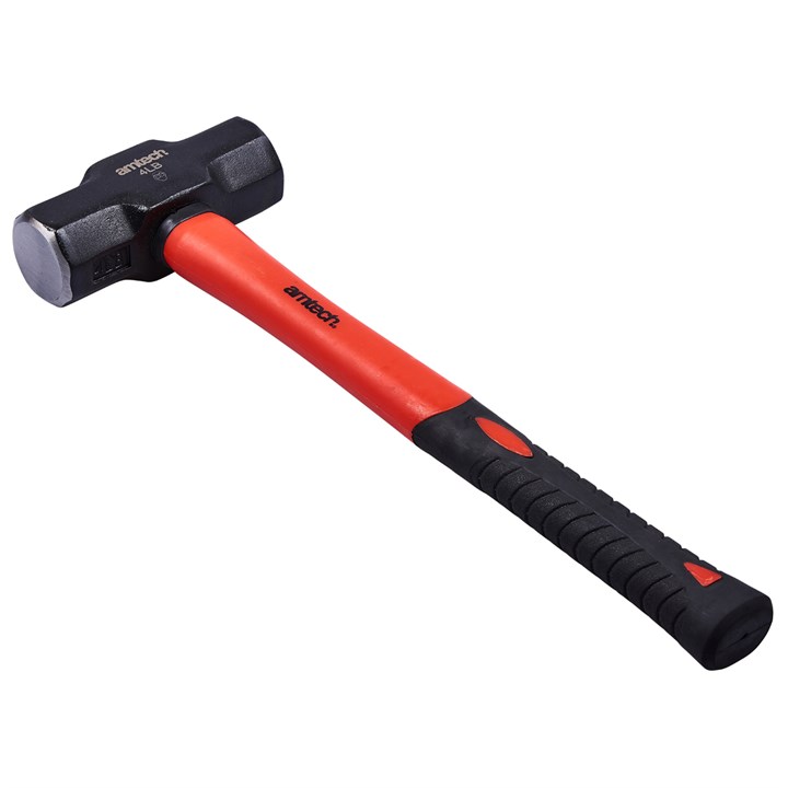 Amtech 1.8kg (4lb) Sledge Hammer with Fibreglass Shaft
