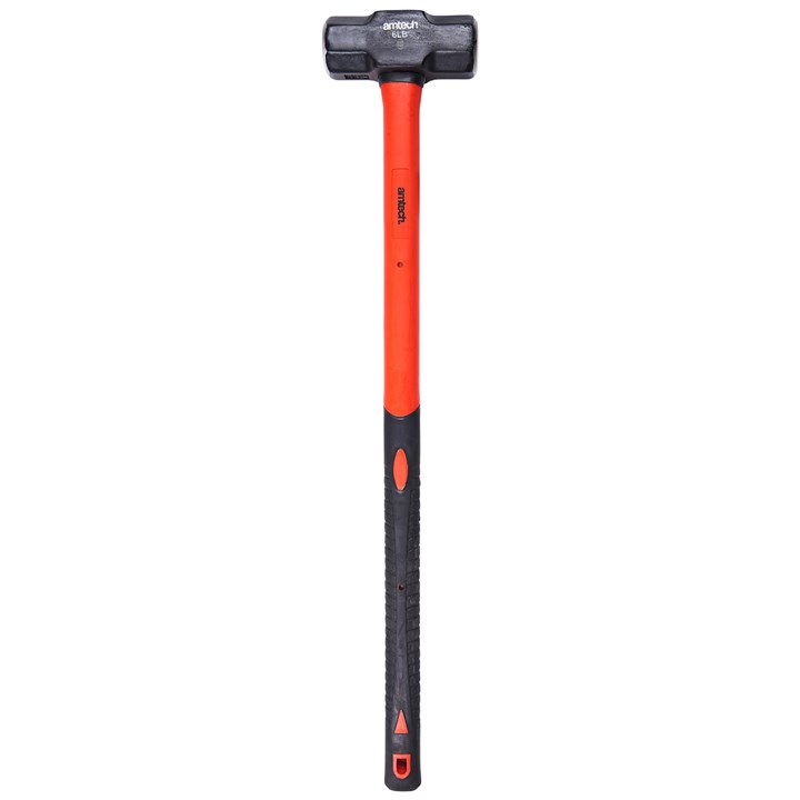 Amtech 2.7kg (6lb) Sledge Hammer with Long Fibreglass Shaft