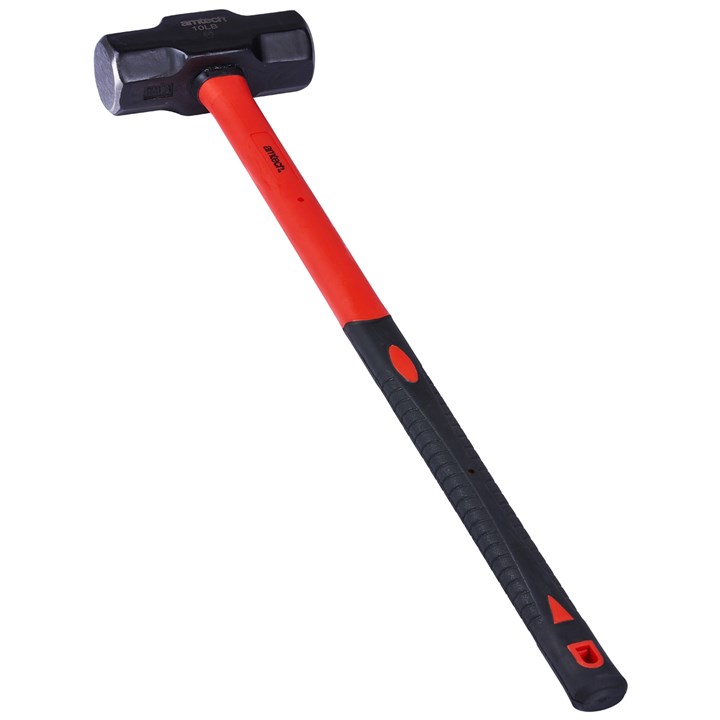 Amtech 4.5kg (10lb) Sledge Hammer with Long Fibreglass Shaft