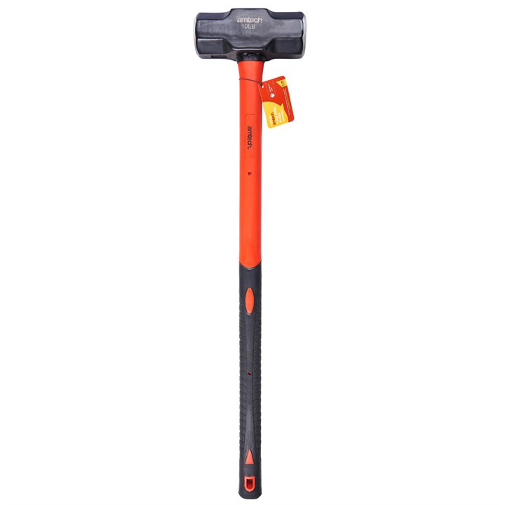 Amtech 4.5kg (10lb) Sledge Hammer with Long Fibreglass Shaft