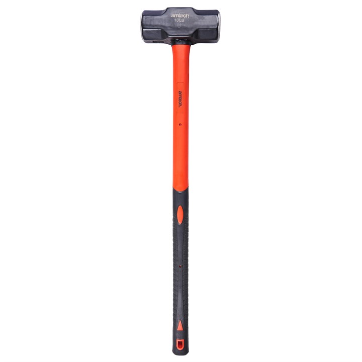 Amtech 4.5kg (10lb) Sledge Hammer with Long Fibreglass Shaft