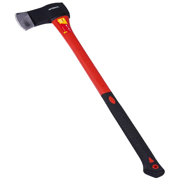 Amtech 1.8Kg (4lb) Felling axe with fibreglass shaft product image