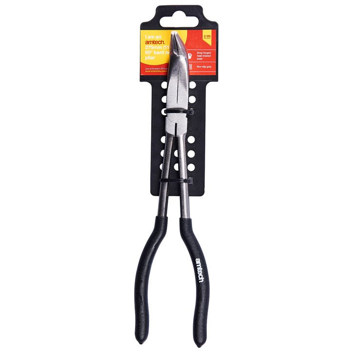 Amtech 280mm (11'') Bent Nose Pliers - 90 Degree
