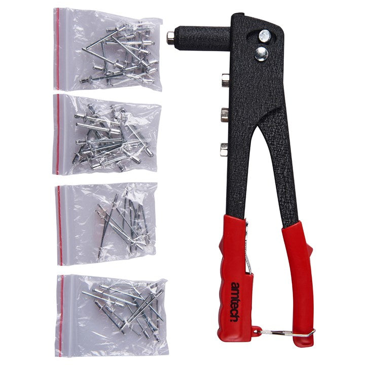 Amtech Rivet Gun with 60 Rivets