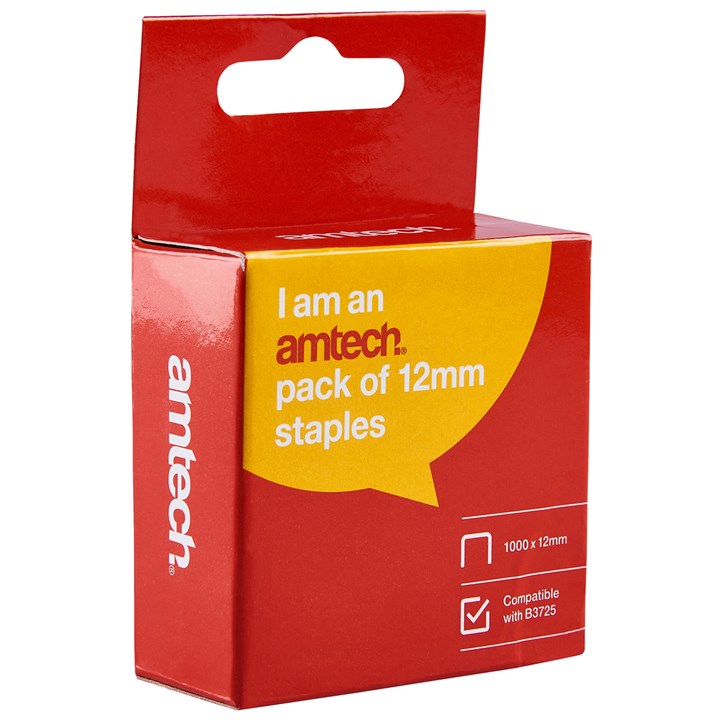 Amtech 12mm Staples (x 1000) product image - image 2