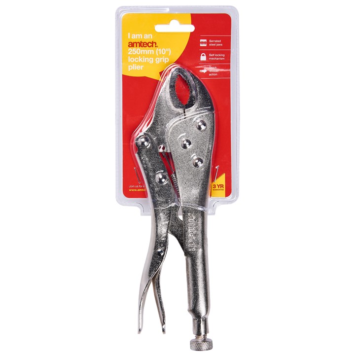 Amtech 250mm (10") Locking Grip Plier