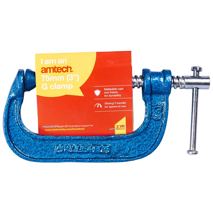 Amtech 75mm (3") G-clamp