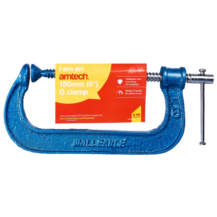 Amtech 150mm (6") G-clamp