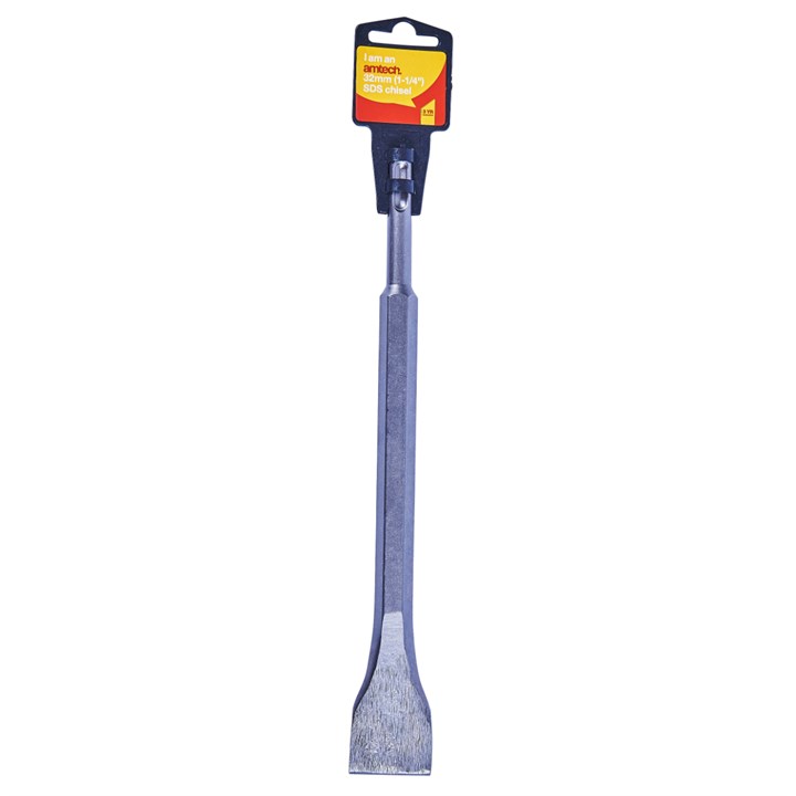 Amtech 32mm (1.25") X 250mm (10") SDS Chisel