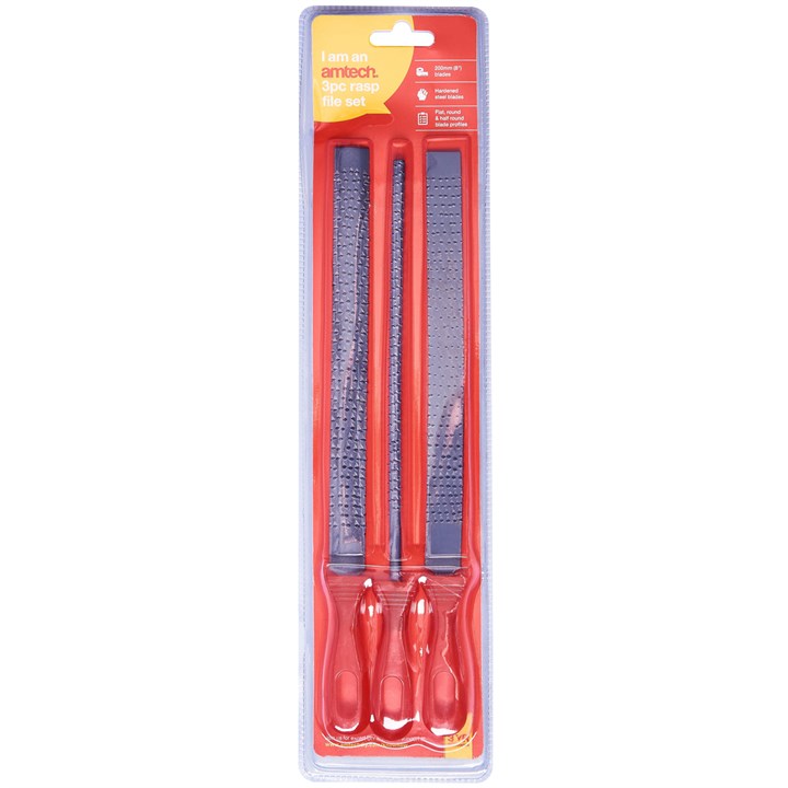 Amtech 3 Piece Rasp File Set