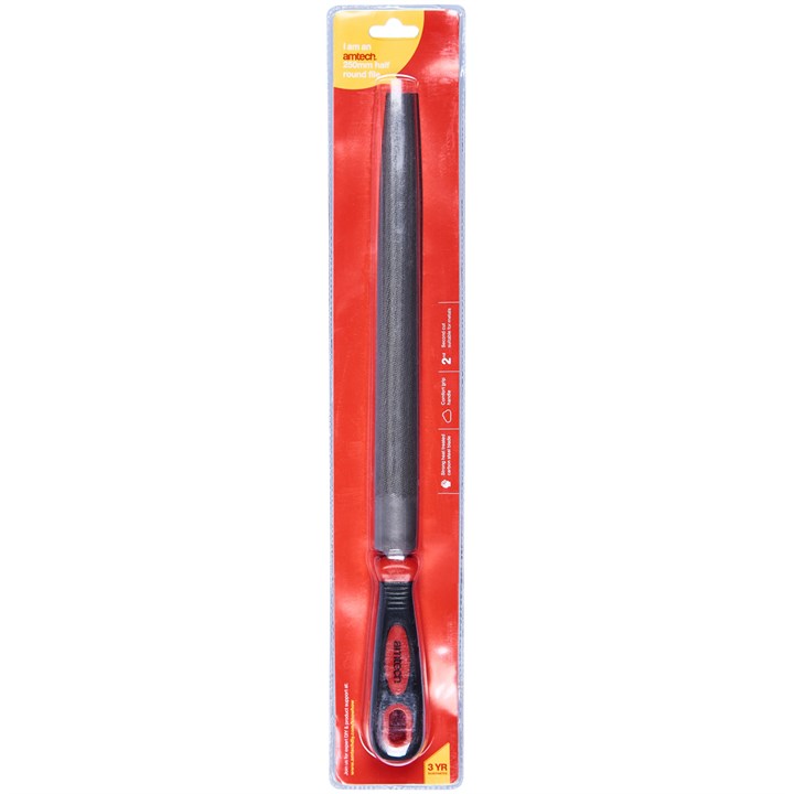 Amtech 250mm (10") Half Round File