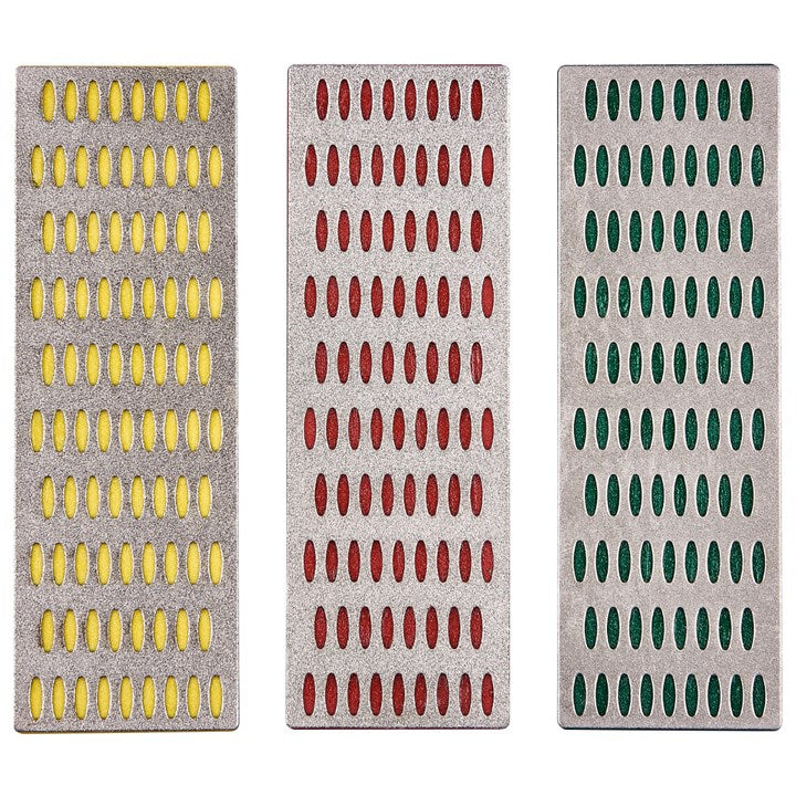 Amtech 3 Piece Diamond Stone Sharpening Set