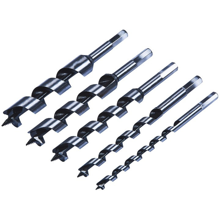 Amtech 5 Piece Auger Drill Bit Set (200mm Length)