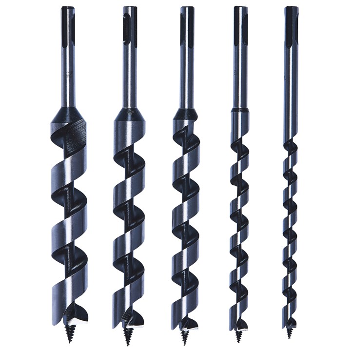 Amtech 5 Piece SDS Auger Drill Bit Set (230mm Length)