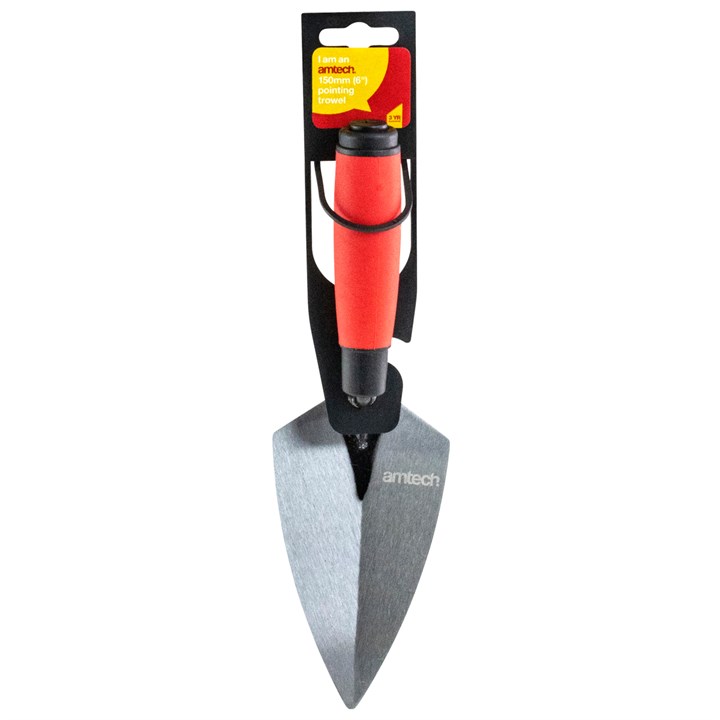 Amtech 150mm (6") Pointing Trowel with Soft Grip