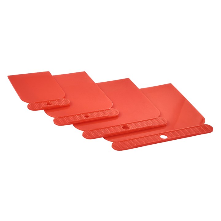 Amtech 4 Piece Plastic Scraper Set