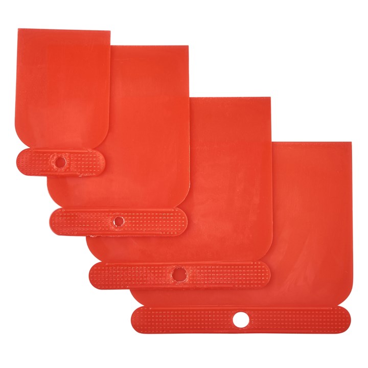 Amtech 4 Piece Plastic Scraper Set