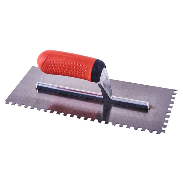 Amtech 280mm (11") Notched Float Trowel with Soft Grip Handle