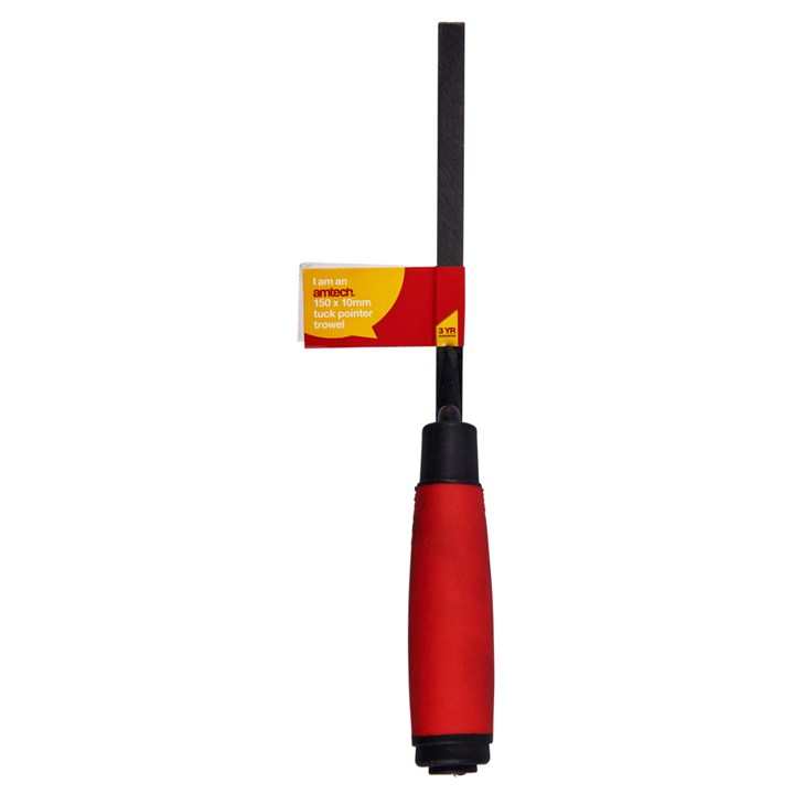 Amtech 150mm (6") X 10mm (0.4") Tuck Pointer Trowel with Soft Grip