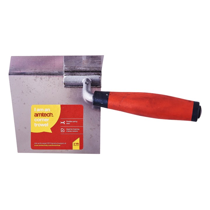 Amtech Corner Trowel with Soft Grip