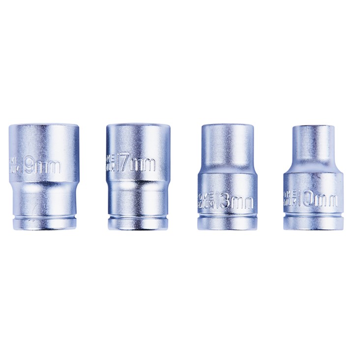 Amtech 4 Piece 13mm (1/2") Drive Socket Set