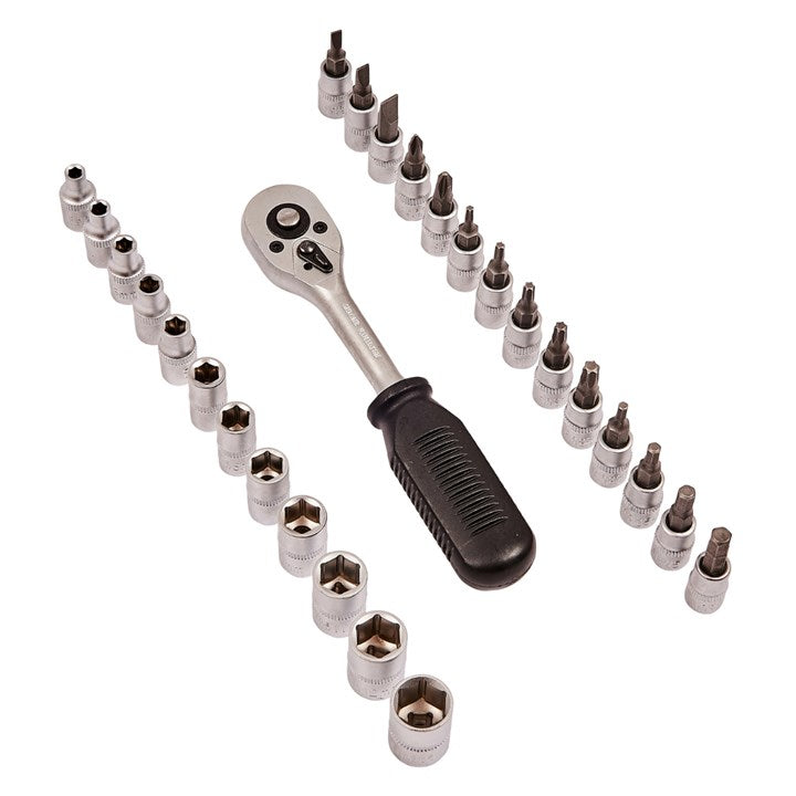 Amtech 27 Piece 1/4" Drive Socket and Bit Set