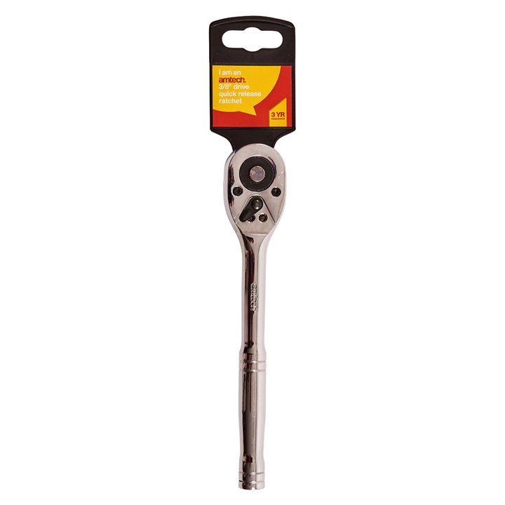 Amtech 9.5mm (3/8") Quick Release Ratchet